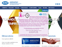 Tablet Screenshot of abrapac.org.br